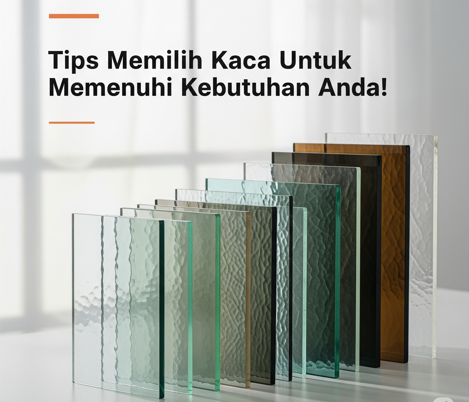 Tips Memilih Kaca Dari Gema Maju Glass